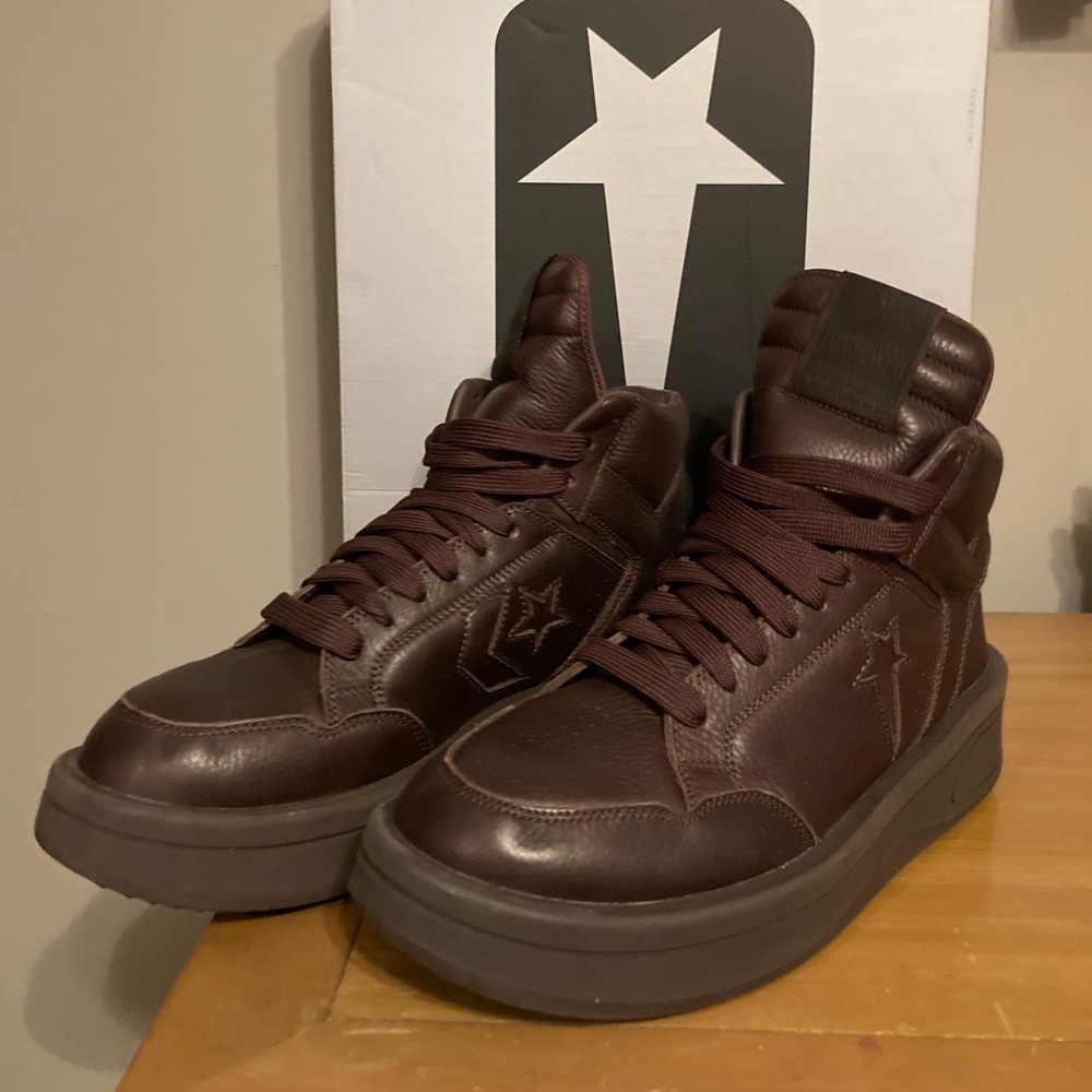 Rick Owens Converse TURBOWPN size 12 Brown